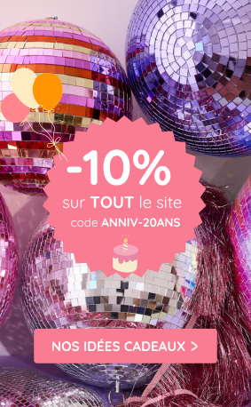-10% sur tout le site ! Découvrez toutes nos idées cadeaux