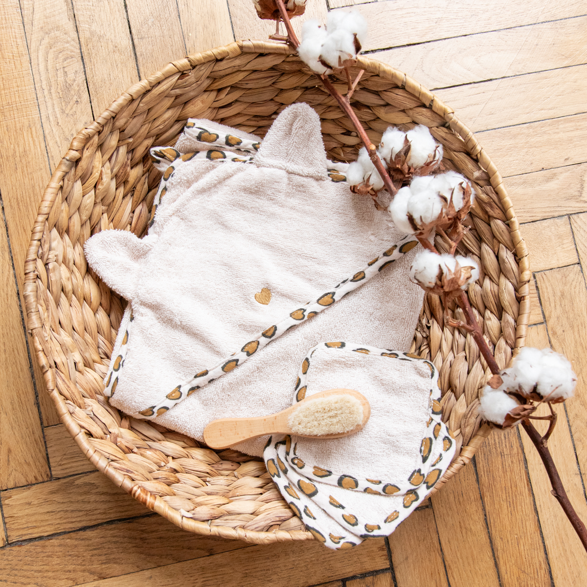 Inspiration linge de bain - Chaton