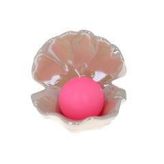 bougie coquillage rose