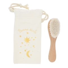 brosse à cheveux bébé étoiles