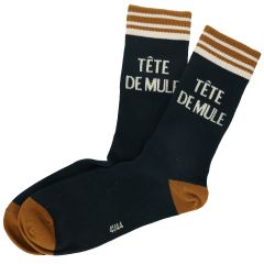 chaussettes homme tête de mule