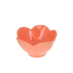 bol en mélamine fleur rose pêche