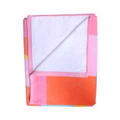 Serviette de plage rose et bleu dauphins - Dolphin Queen