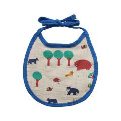 bavoir rond eponge la foret