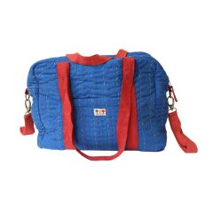 Sac à langer en khanta bleu - La forêt