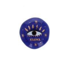 porte-bonheur céramique oeil bleu KARMA