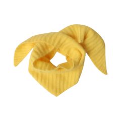 bandana echarpe en tricot jaune