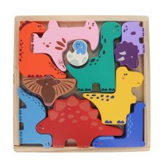 Puzzle dino à encastrer éveil bébé