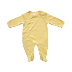 pyjama bébé pointelle jaune