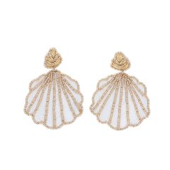 Boucles d'oreilles en perles coquillage