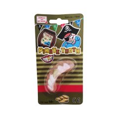 fausse dent de pirate en or