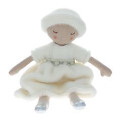 poupee chiffon anushka blanche argent