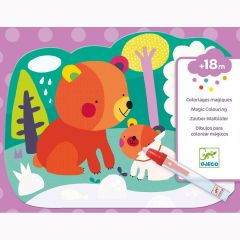 coloriage magique à l'eau animaux