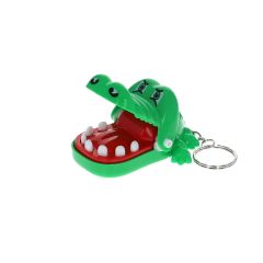 Porte-clés crocodile mordant