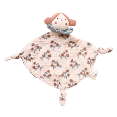 doudou bébé fleuri