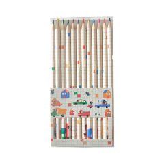 Lot de 12 crayons de couleurs - Croquette