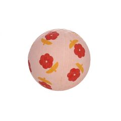 petit ballon jeux enfant fleurs rouges