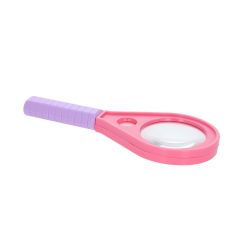 Loupe d'exploration rose pour enfant