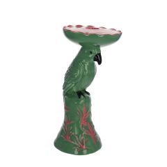 Bougeoir perroquet vert collection Paraty