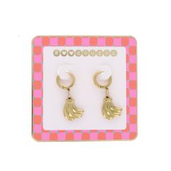 boucles d'oreilles femme banane