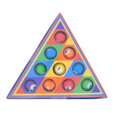 Coffret de balles rebondissantes billard