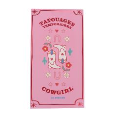 Set de 2 planches de tatouages temporaires Rodéo Disco