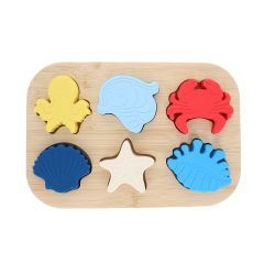 Puzzle premier âge bébé en silicone à encastrer Petit Matelot