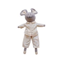 poupée tissu en pyjama Petites souris