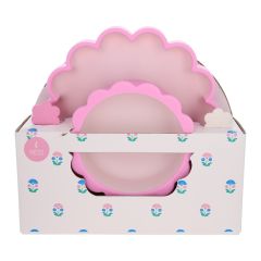 set premier repas silicone rose