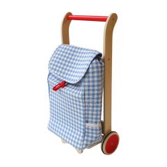 Chariot de courses en bois jouet enfant imitation