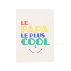 carte voeux papa le plus cool