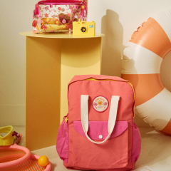 sac à dos nylon rose Club soleil