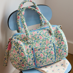 sac à langer fleuri joli paon