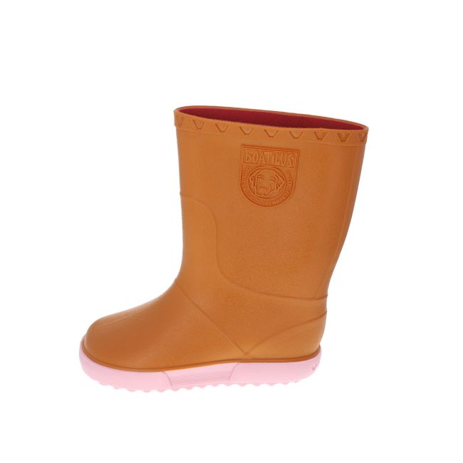 Bottes de pluie enfant Moutarde et Rose