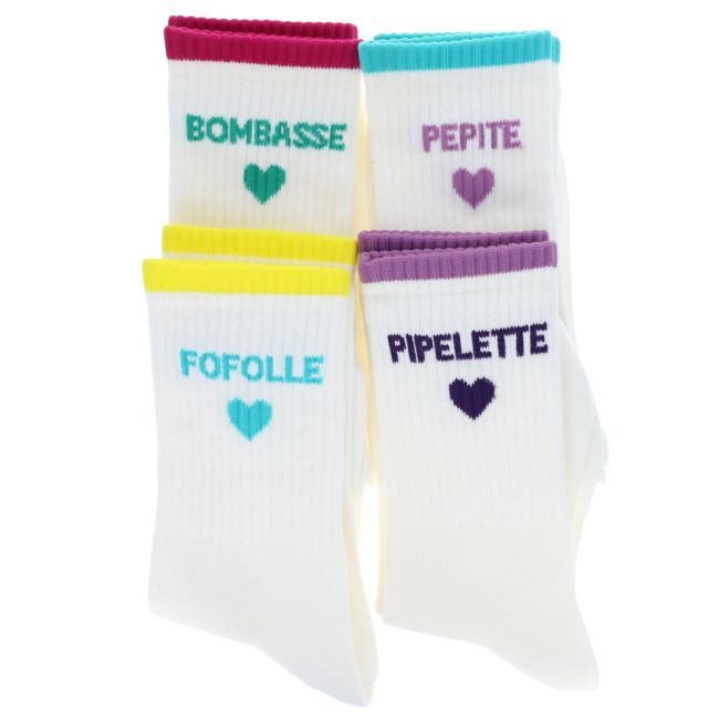 Commandez Votre Chaussettes Paillettes Poulette Pipelette Chez SNC Sallaberry à BIDACHE