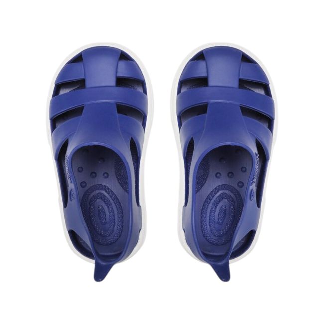 Sandales de plage bébé bleu cobalt taille 22 Boatilus Le petit Souk