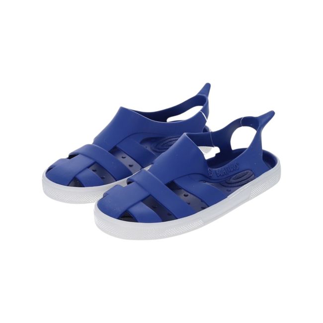 Sandales de plage enfant bleu cobalt taille 24 Boatilus Le petit