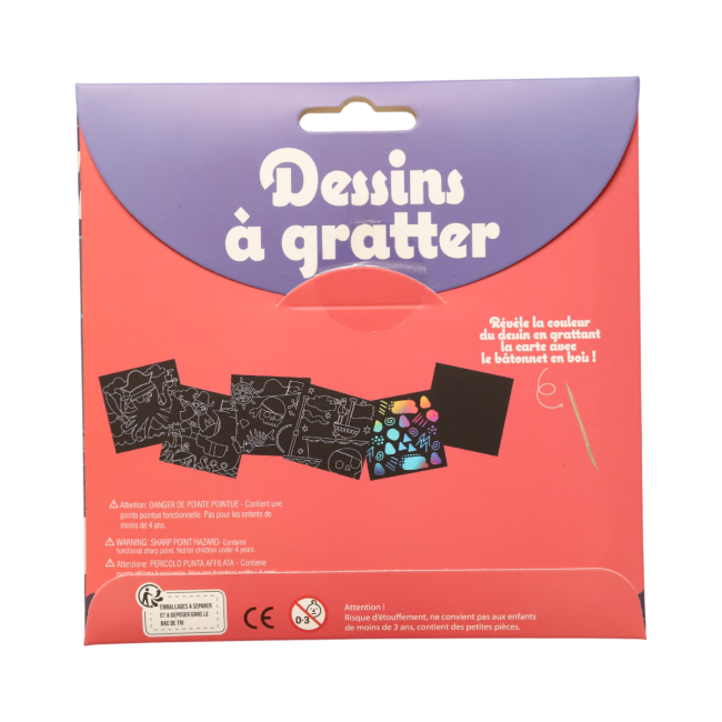 B Baosity 40 Pièces Grattoirs à Dessin Stylets à Gratter Multifonctions