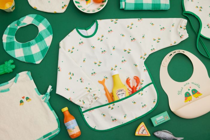 Ziggle Lot De 4 Bavoirs Bandanas Super Absorbants Pour Nouveau-né Et