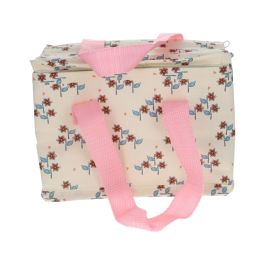 Lunch bag fleuri bleu - À la cueillette