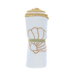 Lange broderie coquillage