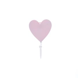 patere coeur rose déco maison