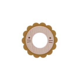 anneau de dentition lion jaune moutarde dents bébé