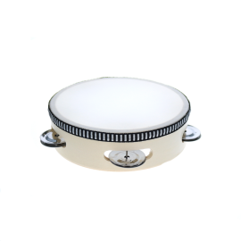 Tambourin rond à cymbales
