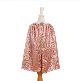 cape rose cuivre etoile sequins 