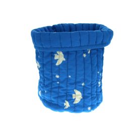 panier rangement bleu mer egee