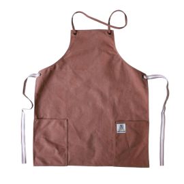 tablier cuisine marron