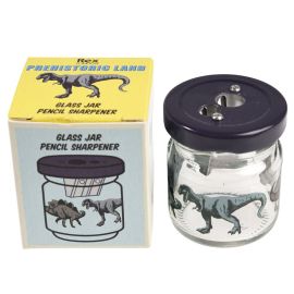 taille crayon en verre dinosaures