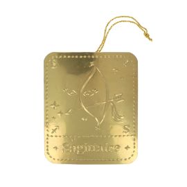plaque laiton astrologie sagittaire