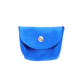 petit porte cartes bleu électrique